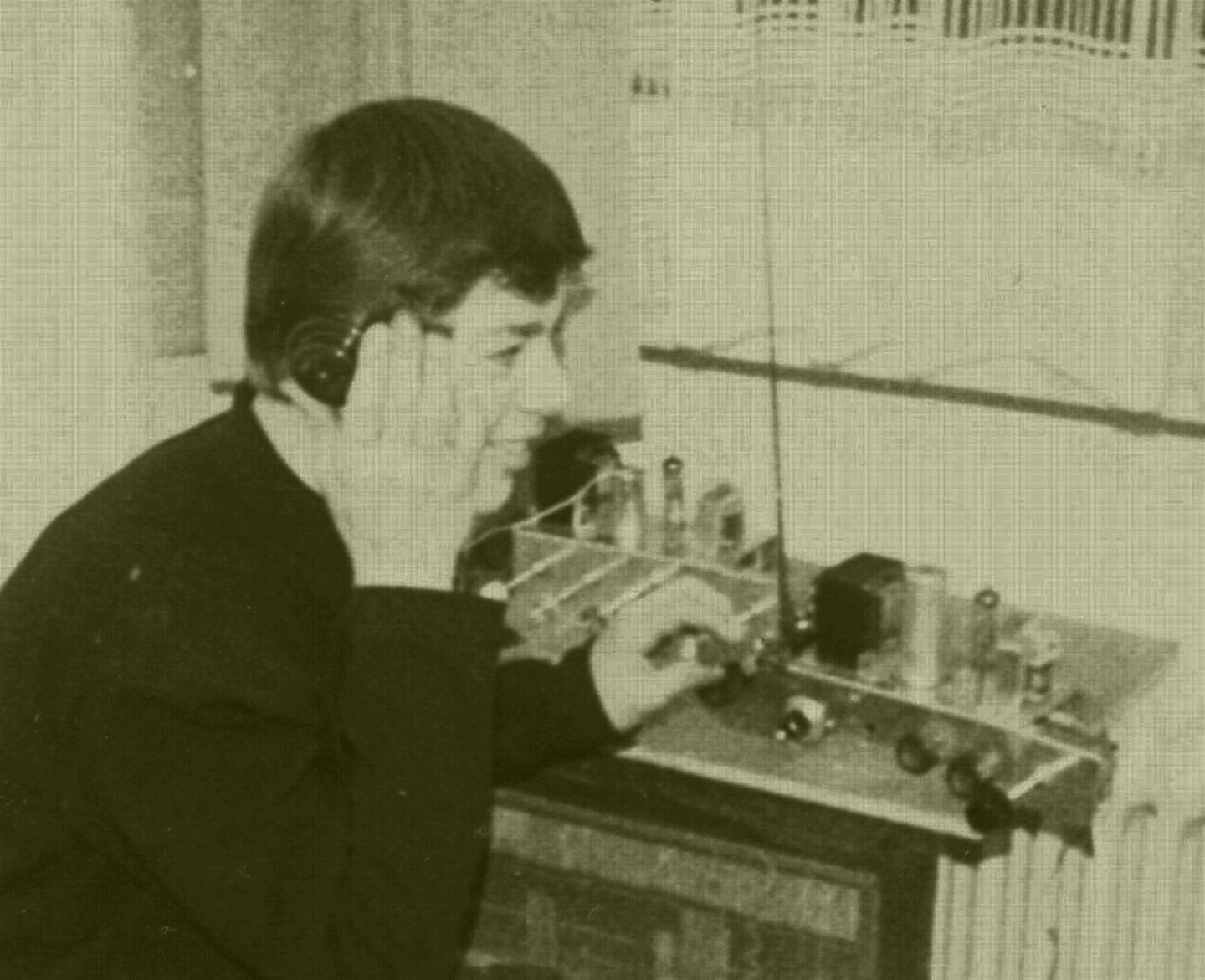 Alfred at homemade tuner